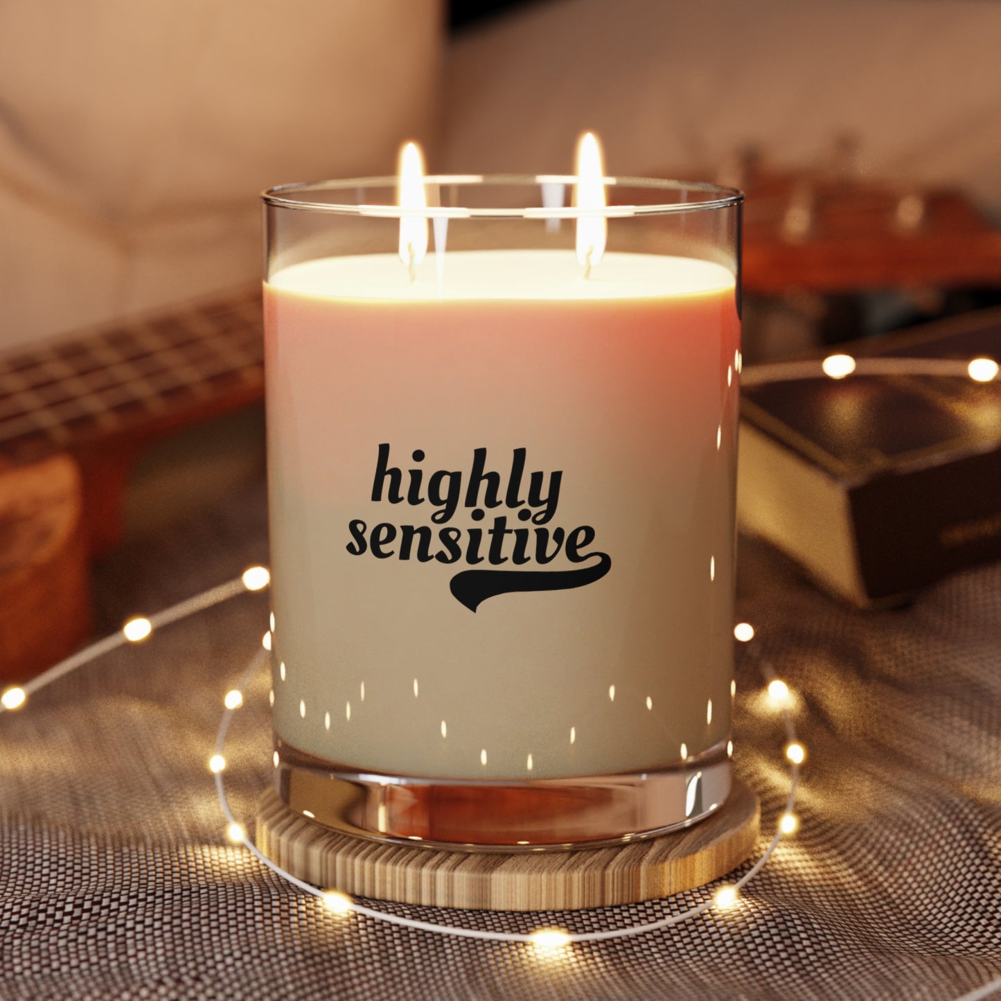 Highly Sensitive Deluxe Candle - 3 Scent Options - 11oz Full Glass!