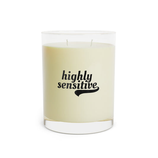 Highly Sensitive Deluxe Candle - 3 Scent Options - 11oz Full Glass!