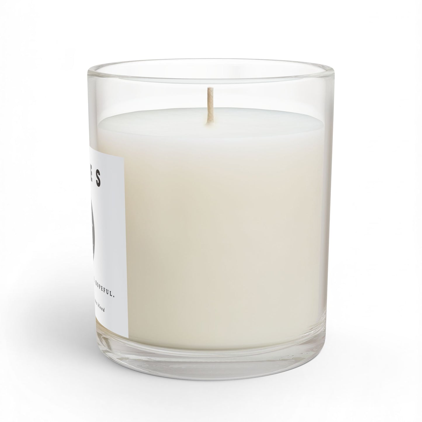 Aries Zodiac Candle - Positive Traits & Smiling Crescent Moon, Birthday Gift, Anniversary Present, Personal Growth Candle, Protection and Healing Candle