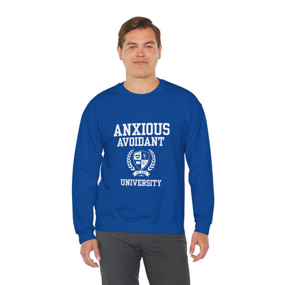 Anxious Avoidant University Self-Acceptance Unisex Sweatshirt - University Series