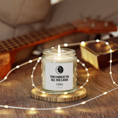 Libra Zodiac Sassy Candle, Smiling Crescent Moon, Funny Birthday Gift, Funny Candle, Anniversary Present, Personal Growth Candle, Protection and Healing Candle